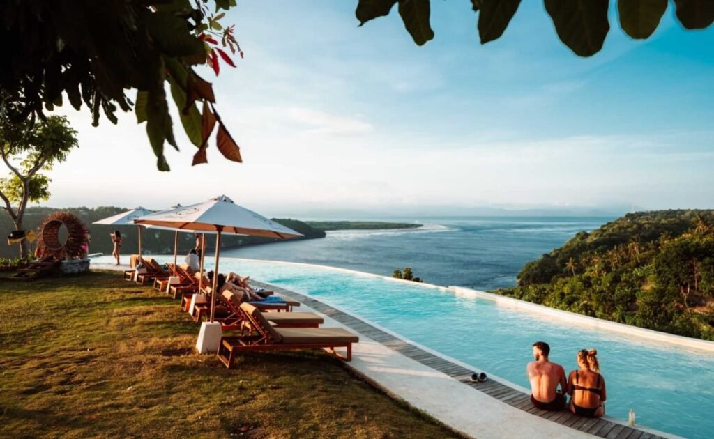 Swimming at Nusa Penida