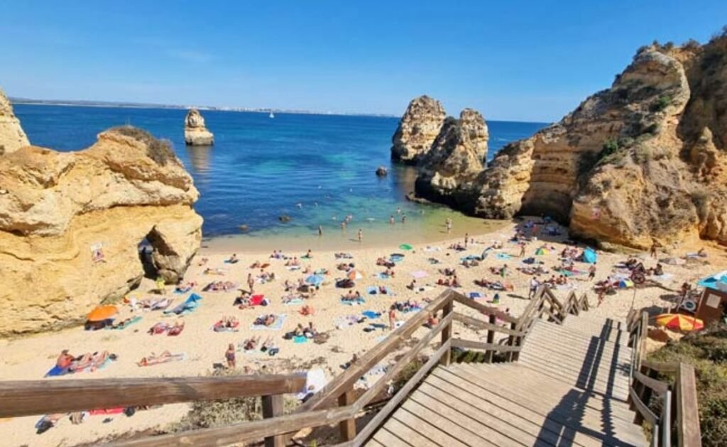 The cliffs and beaches around Lagos