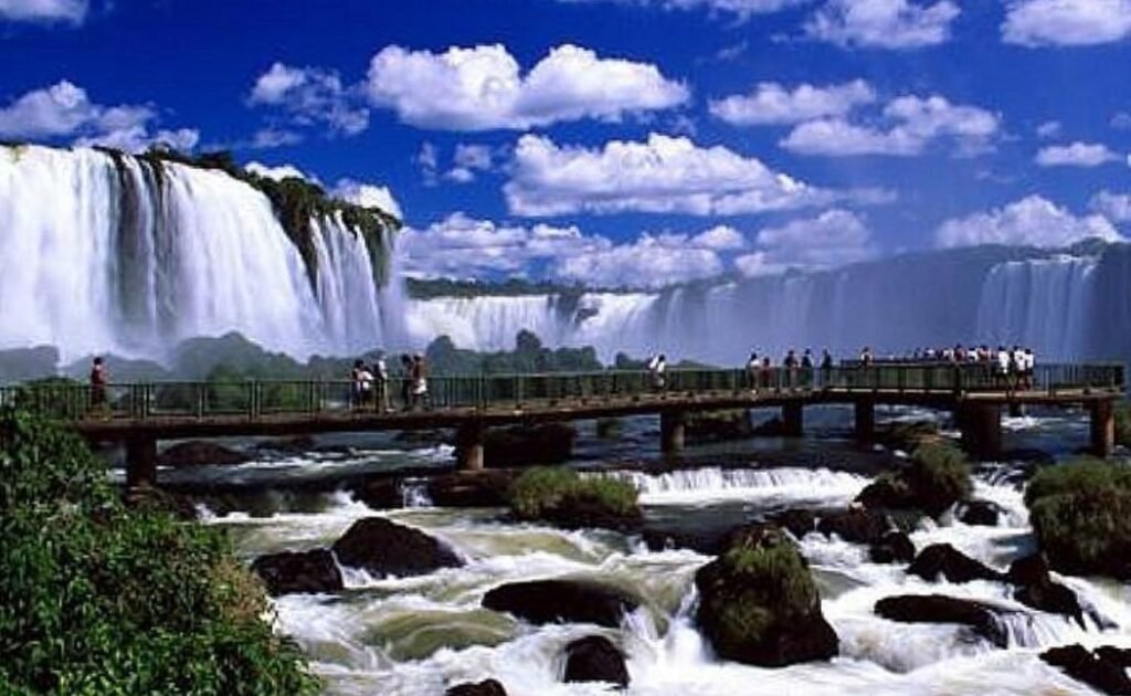 The Iguazu Falls in Brazil
